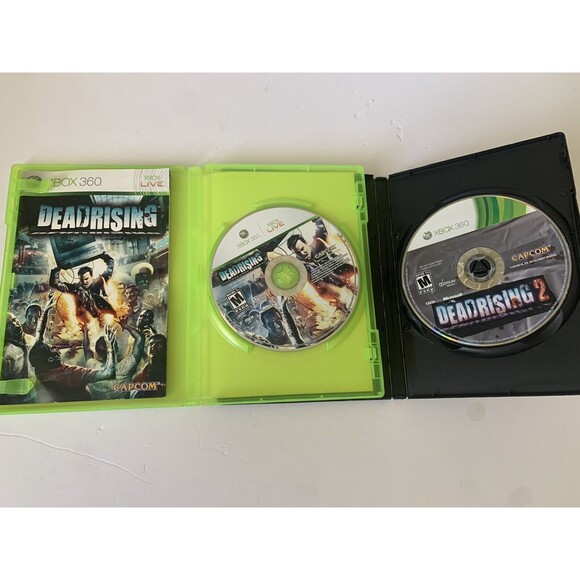 Dead Rising 1 &‎ 2(Microsoft Xbox One, 2016) Combo Lot( 1 Is CIB & 2 Is CD Only)